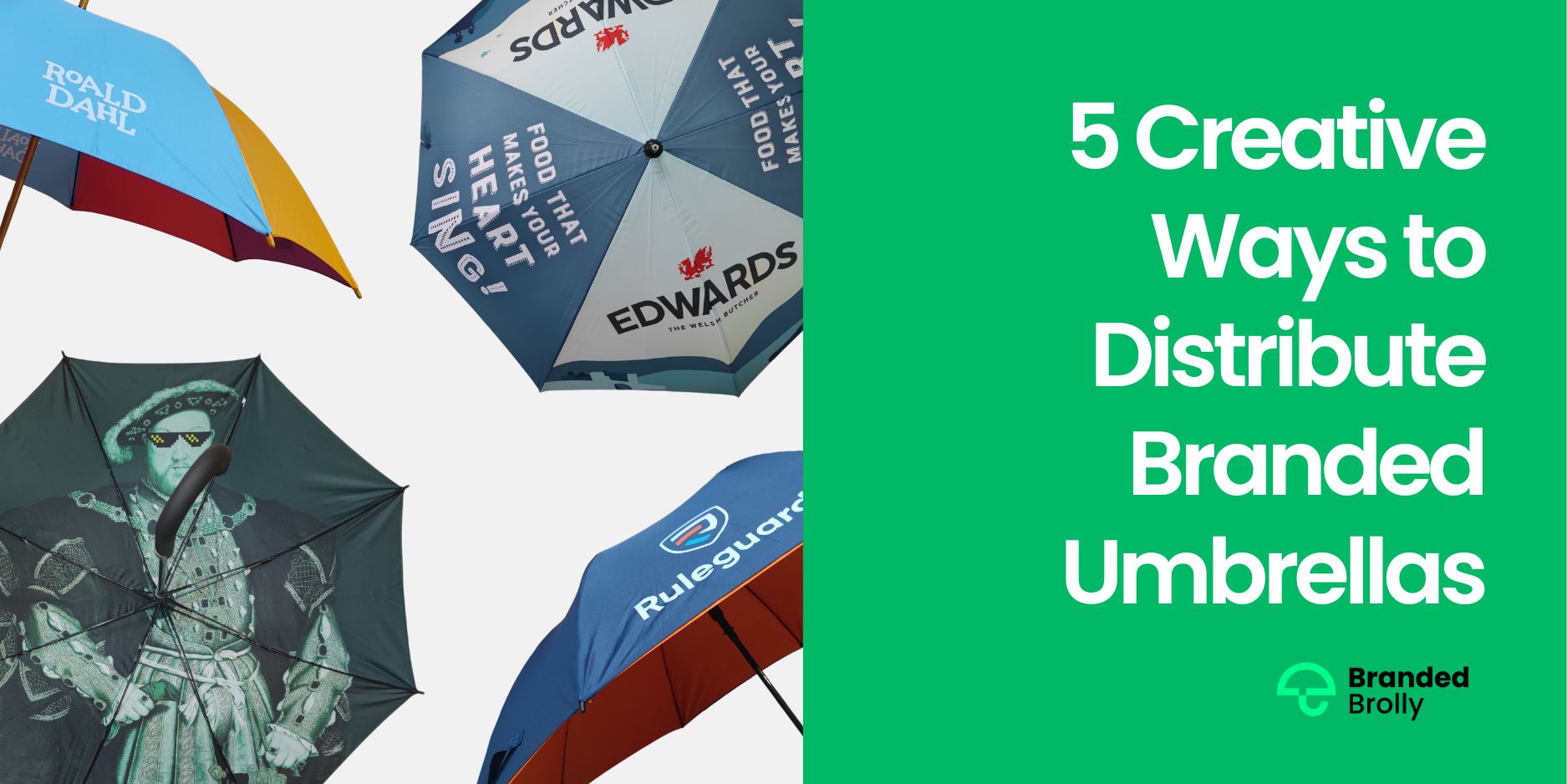 5 Creative Ways to Distribute Branded Umbrellas
