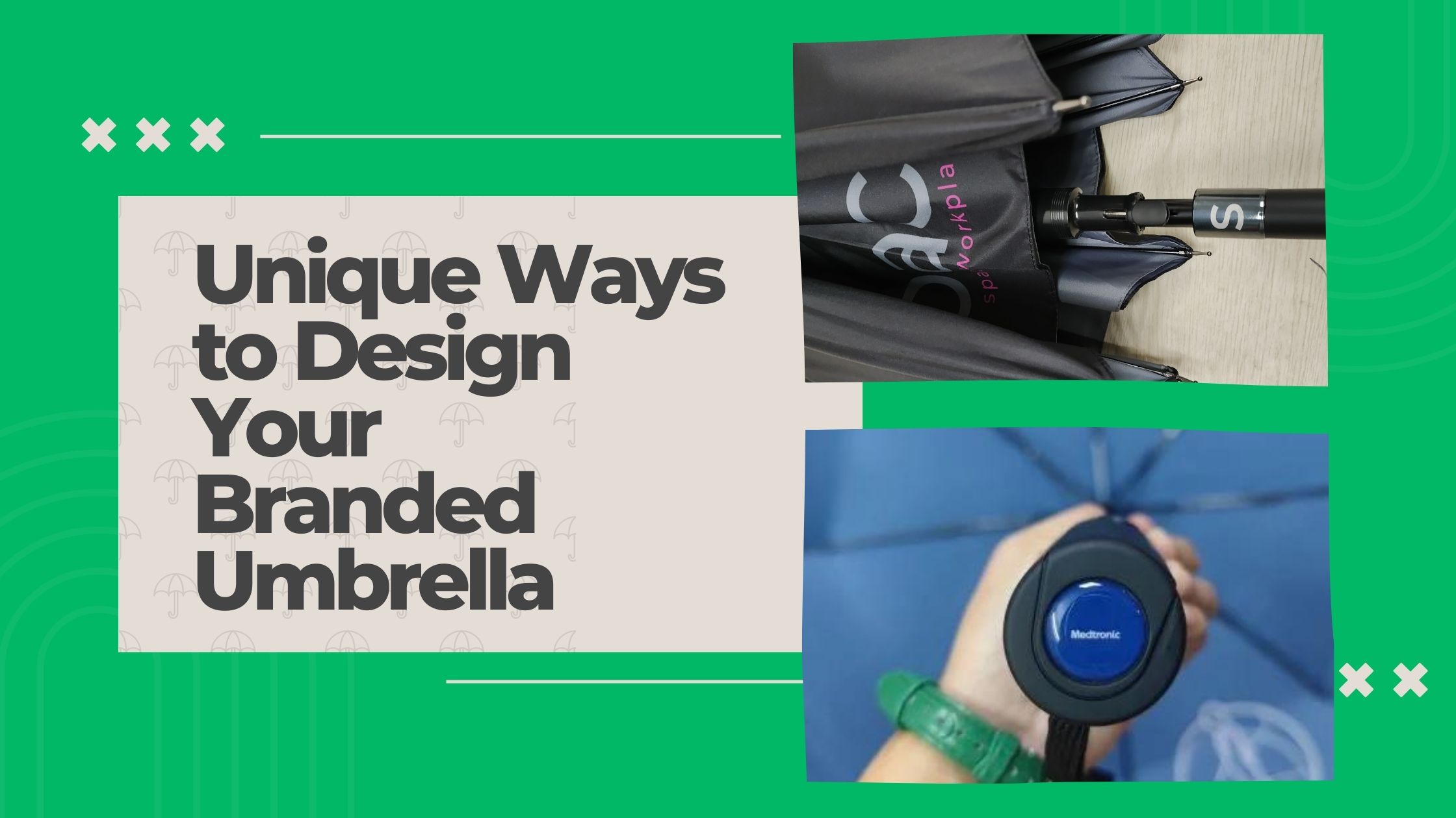 unique branded umbrella designs